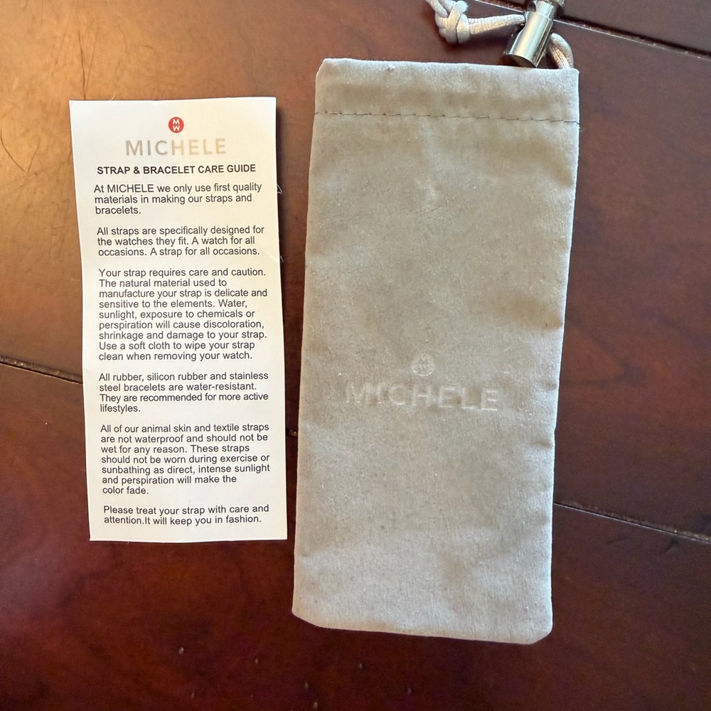 Authentic Michele  Pouch